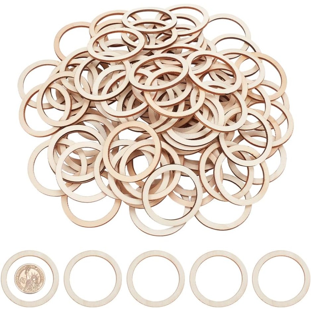 Wood Ring Blank - 100 adet 1.96 