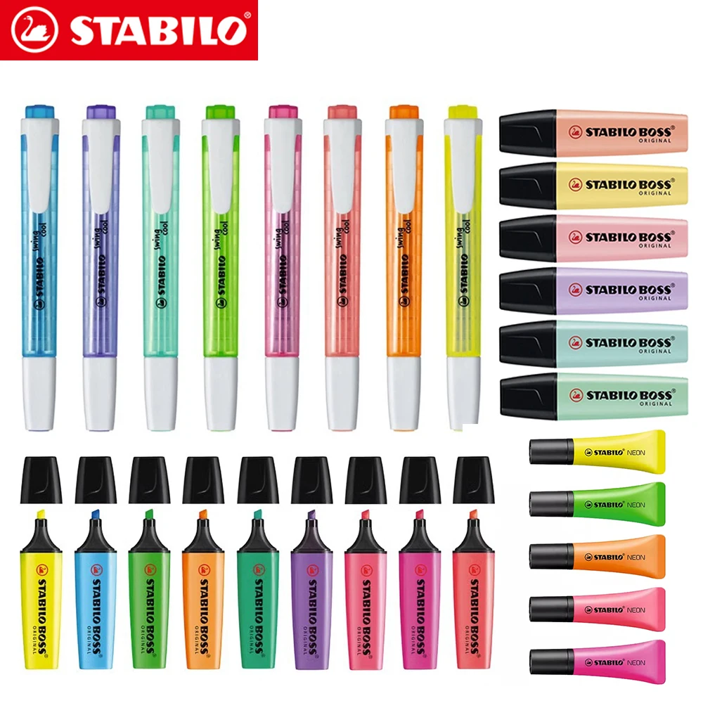 Stabilo Marker Swing Cool - STABILO Fosforlu Kalem İşaretleyiciler Seti BOSS