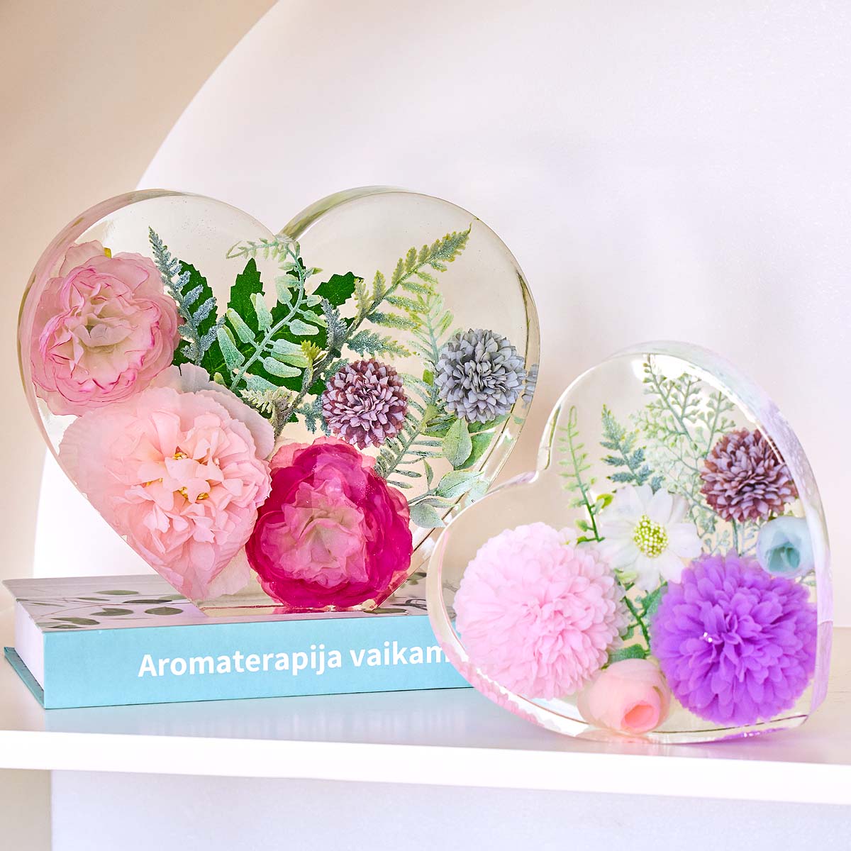 Büyük Aşk silikon kalıp DIY Ka - Flower Preservation Resin incelemesi ve fiyatı