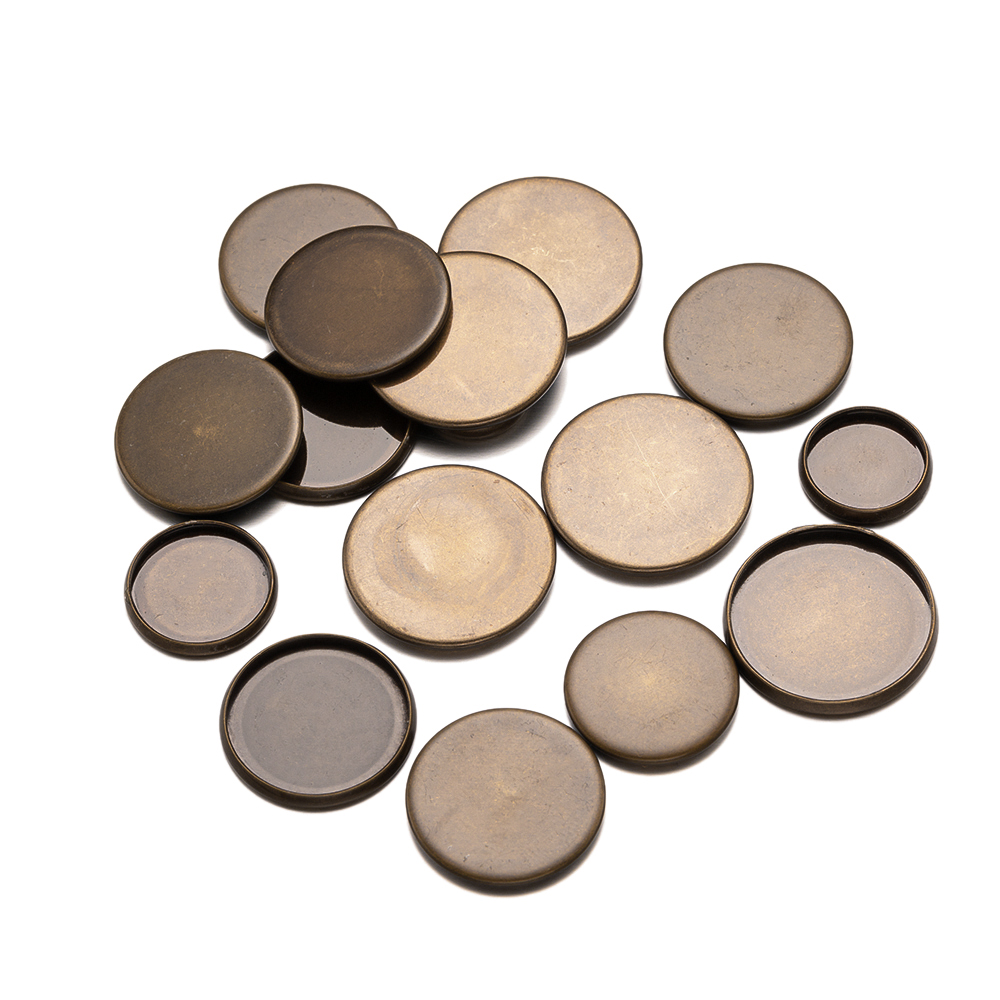 20 adet antik bronz düz yuvarl - Bezels Set Pendant incelemesi ve fiyatı