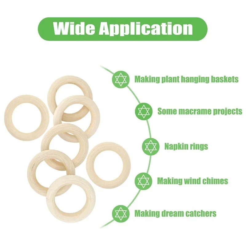 20 adet 30mm İşlenmemiş Pürüzs - Wood Ring Blank incelemesi ve fiyatı