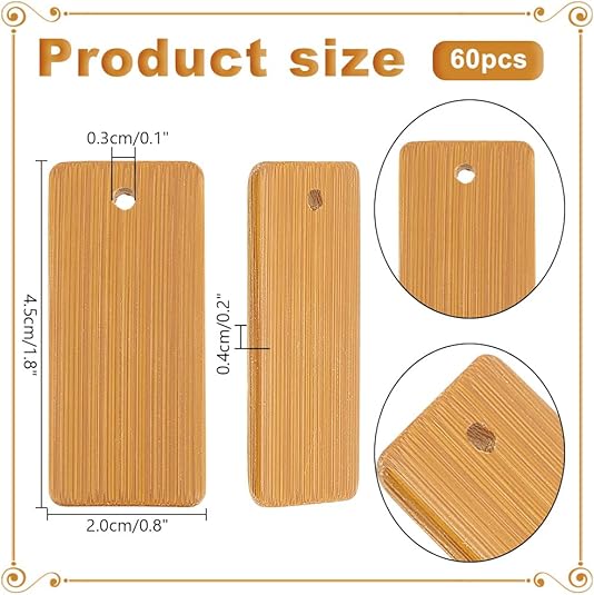 50 adet ahşap etiketler anahta - Wood Ring Blank incelemesi ve fiyatı