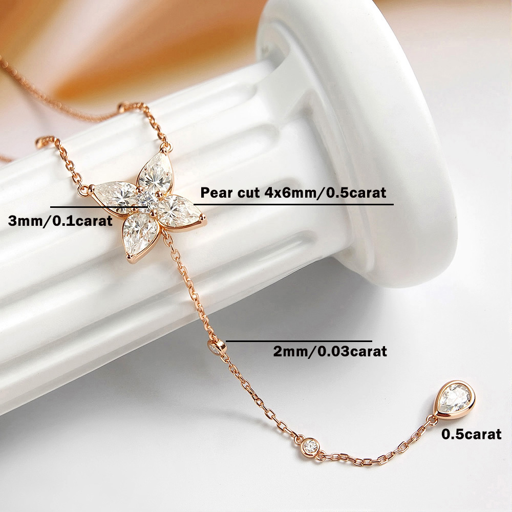 Armut/Yuvarlak Çerçeveli Moiss - Bezels Set Pendant incelemesi ve fiyatı