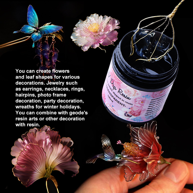 UV daldırma reçine tutkal UV ç - Flower Preservation Resin incelemesi ve fiyatı