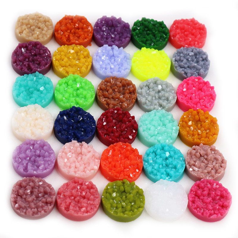 40 adet Reçine Druzy Cabochons - Resin Craft Projects incelemesi ve fiyatı