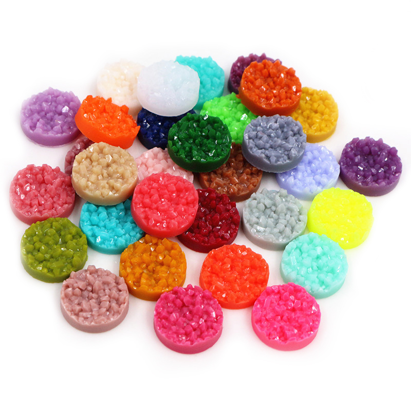 40 adet Reçine Druzy Cabochons - Resin Craft Projects incelemesi ve fiyatı