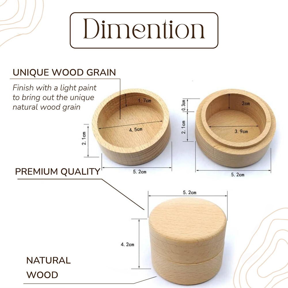 Düğün Töreni için Kazınmış İsi - Wood Ring Blank incelemesi ve fiyatı