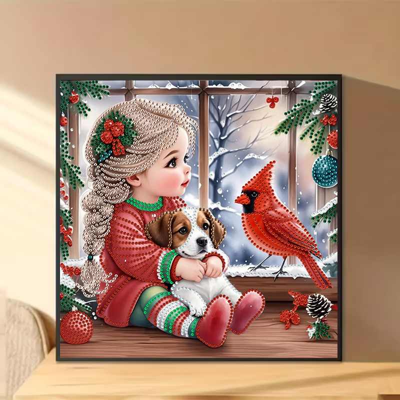 Kış Kızı ve Köpek Elmas Boyama - Resin Craft Kit incelemesi ve fiyatı