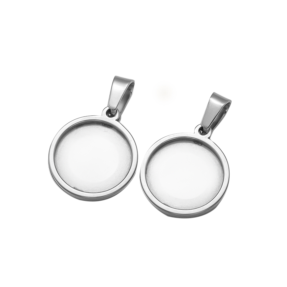 5 adet/grup paslanmaz çelik yu - Bezels Set Pendant incelemesi ve fiyatı