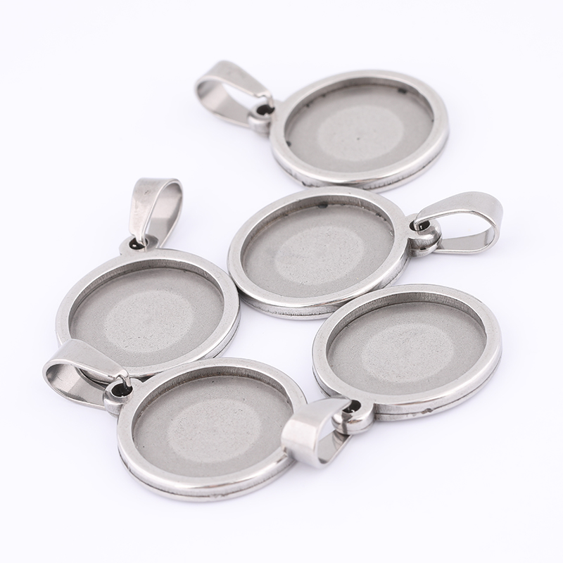 10 adet 15mm Yuvarlak Cabochon - Bezels Set Pendant incelemesi ve fiyatı