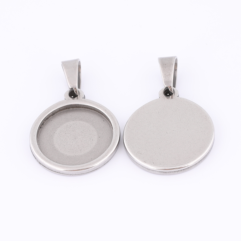 10 adet 15mm Yuvarlak Cabochon - Bezels Set Pendant incelemesi ve fiyatı