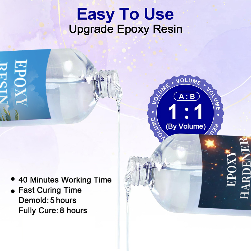 1:1 Oranı Yüksek Şeffaflık Epo - Epoxy Uv Resin Kit incelemesi ve fiyatı